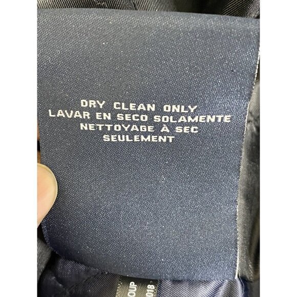 Tommy Hilfiger Men's Gray Peacoat‎ Wool Blend Blazer w/ Anchor Buttons SZ XL - Picture 8 of 9